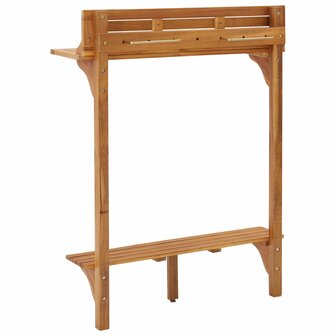 Balkonbartafel 90x37x122,5 cm massief acaciahout 5
