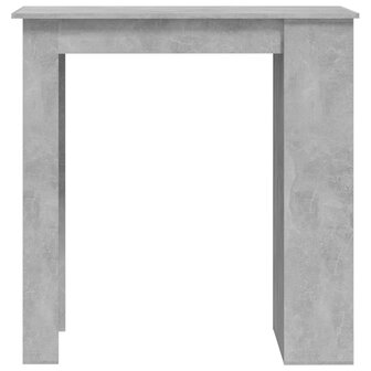 Bartafel met opbergrek 102x50x103,5 cm spaanplaat betongrijs 5