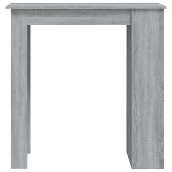 Bartafel met opbergrek 102x50x103,5 cm hout grijs sonoma 5