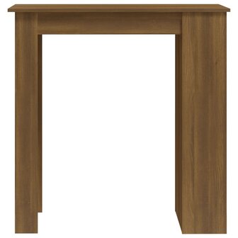 Bartafel met opbergrek 102x50x103,5 cm bewerkt hout bruin eiken 5