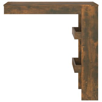 Bartafel wandgemonteerd 102x45x103,5 cm bewerkt hout eikenkleur 3