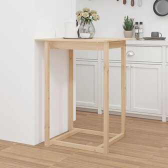 Bartafel 80x80x110 cm massief grenenhout 1
