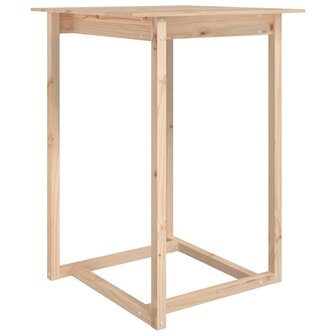 Bartafel 80x80x110 cm massief grenenhout 2