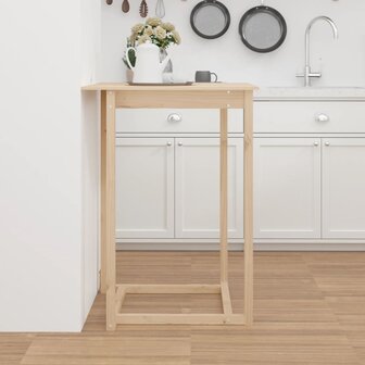 Bartafel 80x80x110 cm massief grenenhout 4
