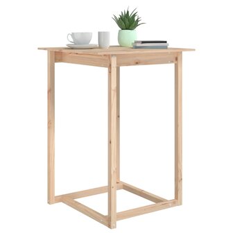 Bartafel 80x80x110 cm massief grenenhout 5