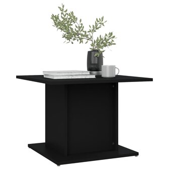 Salontafel 55,5x55,5x40 cm bewerkt hout zwart 3