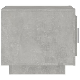 Salontafel 51x50x45 cm bewerkt hout betongrijs 4