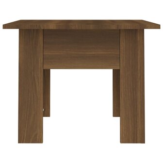 Salontafel 55x55x42 cm spaanplaat bruin eikenkleur 5