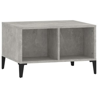 Salontafel 60x50x36,5 cm bewerkt hout betongrijs 2