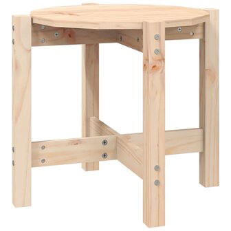 Salontafel &Oslash; 52,5x45 cm massief grenenhout 2