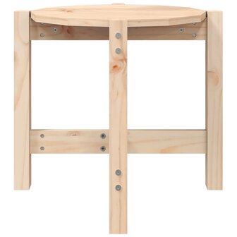 Salontafel &Oslash; 52,5x45 cm massief grenenhout 5