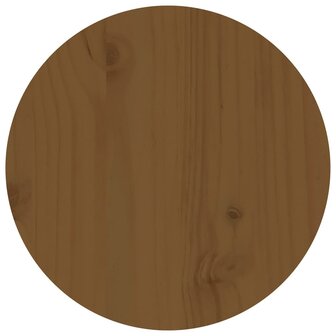 Salontafel &Oslash; 35x35 cm massief grenenhout honingbruin 6
