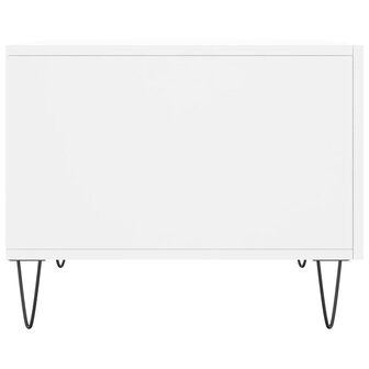 Salontafel 50x50x40 cm bewerkt hout wit 7