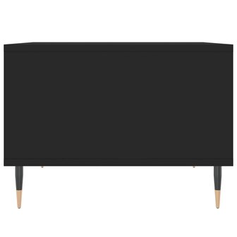 Salontafel 60x50x36,5 cm bewerkt hout zwart 5