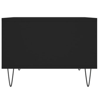 Salontafel 60x50x36,5 cm bewerkt hout zwart 5