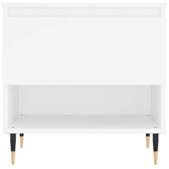 Salontafel 50x46x50 cm bewerkt hout wit 5