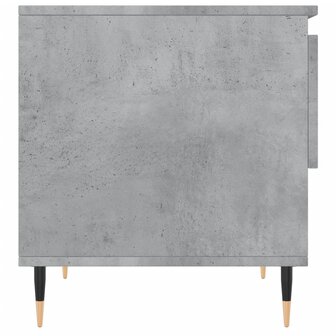 Salontafel 50x46x50 cm bewerkt hout betongrijs 7