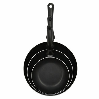 Pannenset Quid Country Gestampt aluminium Blauw Bakeliet (3 Onderdelen) 1
