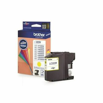 Originele inktcartridge Brother LC-223YBP Geel Zwart 1
