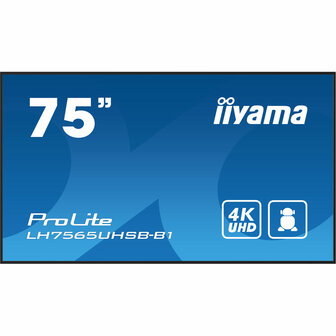 Videowall Monitor Iiyama ProLite LH7575UHS-B1AG 75&quot; 4K Ultra HD 1