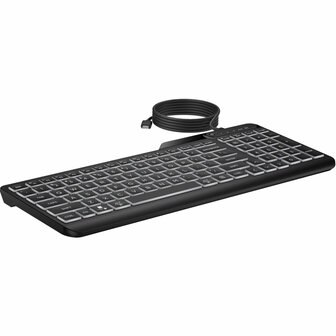 Toetsenbord en muis HP 405 Zwart Qwerty US 5