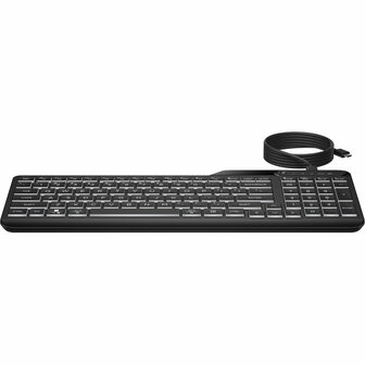 Toetsenbord en muis HP 405 Zwart Qwerty US 7