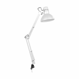 Bureaulamp EDM 30080 Melbourne Wit Metaal 60 W 24 x 98 cm E27 Flexo/bureaulamp 1