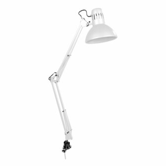 Bureaulamp EDM 30080 Melbourne Wit Metaal 60 W 24 x 98 cm E27 Flexo/bureaulamp 2