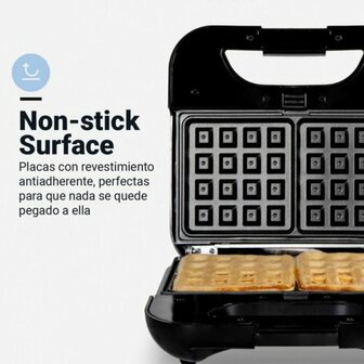 Tosti-ijzer Universal Blue 700 W Zwart 5