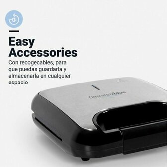 Tosti-ijzer Universal Blue 700 W Zwart 7