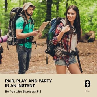 Draagbaar luidsprekersysteem Creative Technology Zwart Bluetooth luidspreker 3