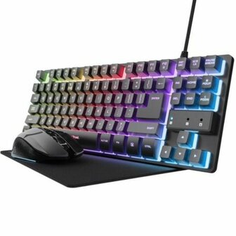 Toetsenbord met Gaming Muis Trust 25227 Qwerty Spaans 1
