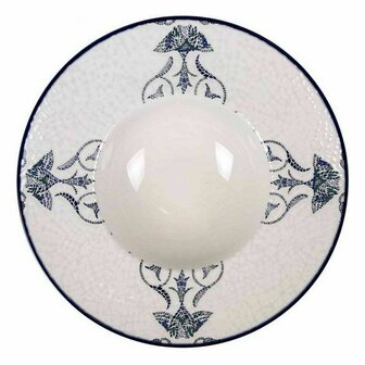 Pastabord La Mediterr&aacute;nea Rosetta Porselein &Oslash; 28 cm (6 Stuks) 2