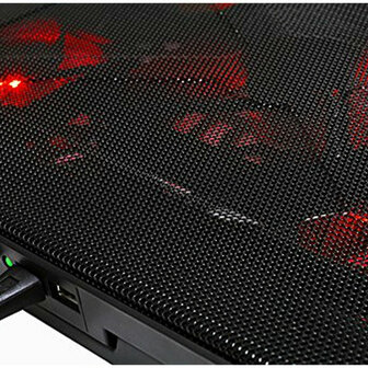 Gaming Cooling Base voor Laptop Mars Gaming AAOARE0123 MNBC2 2 x USB 2.0 20 dBA 17&quot; 4