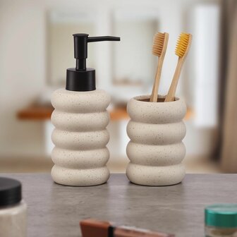 Tandenborstelhouder Versa Beige Keramisch 2