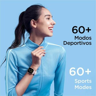 Smartwatch Amazfit Bip U Pro 1,43&quot; GPS Bluetooth Zwart Roze 1,43&quot; 3