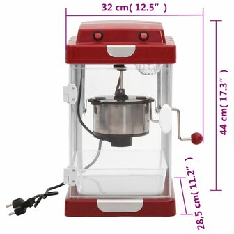 Popcornmachine bioscoopstijl 70 gram 8