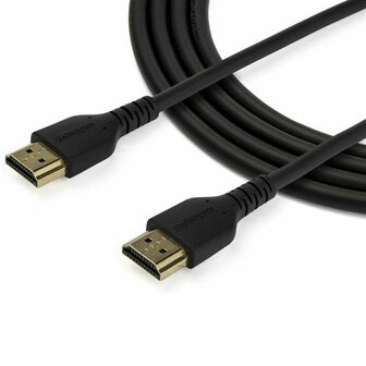 HDMI-Kabel Startech RHDMM1MP 4K Ultra HD 1 m Zwart 1