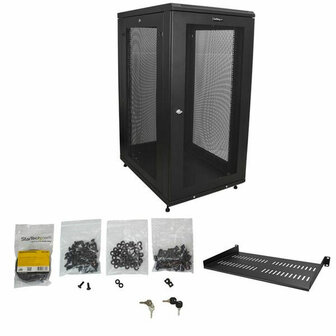 Wand patchkast Startech RK2433BKM 2