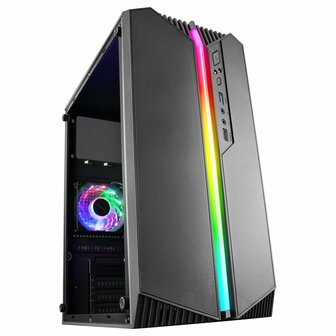 ATX Semi-toren BehuizingMars Gaming MCS1 Zwart 3