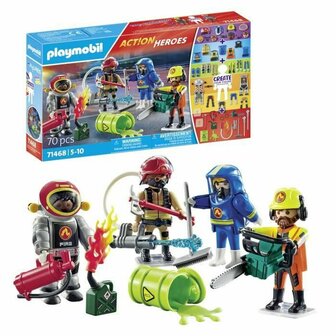 Playset Playmobil 71468 Action Heroes 3