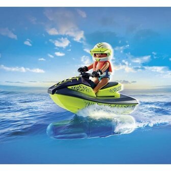 Playset Playmobil Action Heroes - Fireboat and Water Scooter 71464 52 Onderdelen 5