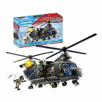 Speelset Playmobil Police Plane City Action Plastic 3