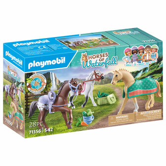 Playset Playmobil 71356 Horses of Waterfall 28 Onderdelen 2