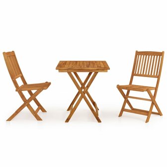 3-delige Tuinset inklapbaar massief acaciahout 2