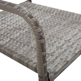 3-delige Tuinset poly rattan antracietkleurig en grijs 6