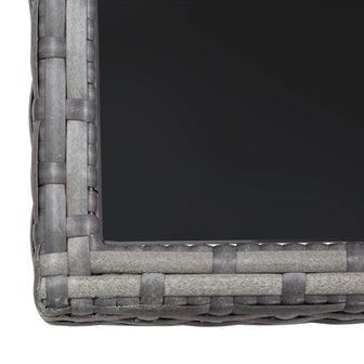 3-delige Tuinset poly rattan antracietkleurig en grijs 8