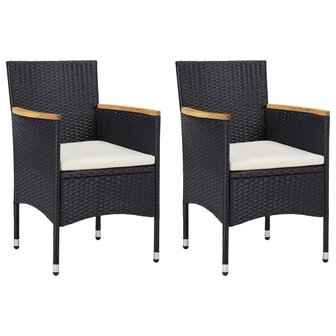 3-delige Tuinset zwart 3