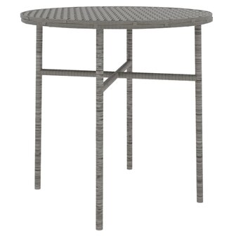 3-delige Tuinset poly rattan grijs 5