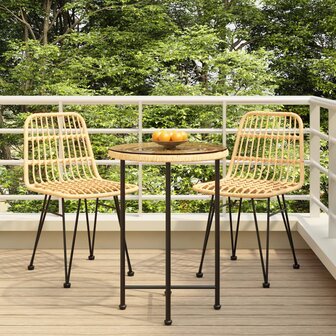 3-delige Tuinset poly rattan 1